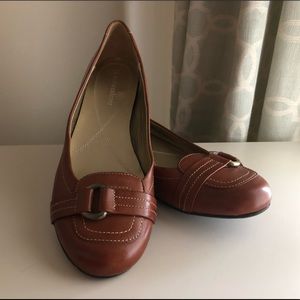 Brown leather flats - Naturalizer - Size 7.5